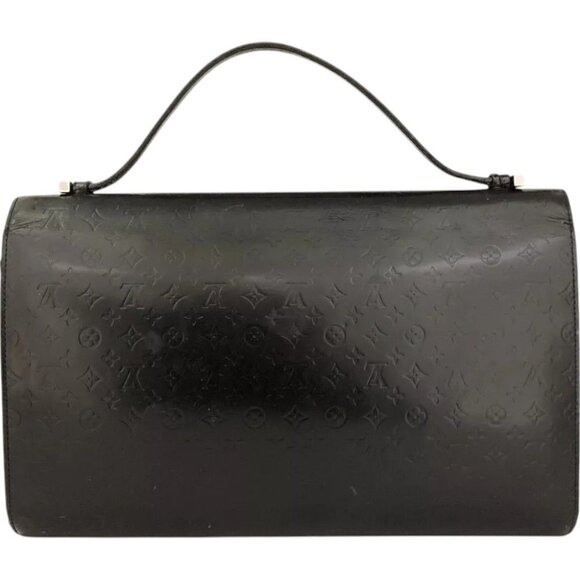 419250AX (K3) Louis Vuitton Hand Bag Anouchka MM Black Monogram Mini - Picture 2 of 11